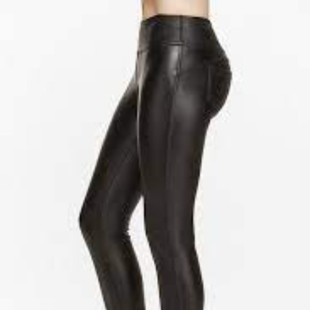 NEW! Titika Vegan Leather Tights - fleece lined